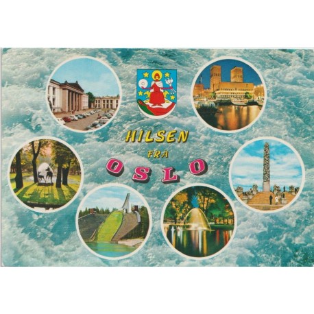 Hilsen fra Oslo - Collage - Postkort