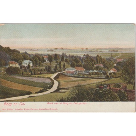 Berg en Dal - Beek van af Berg en Dal gezien - Nederland - Postkort