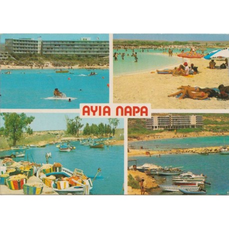 Ayia Napa - Collage - Kypros - Postkort