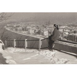 Budapest - View from the top of Gellerthegy - Ungarn - Postkort