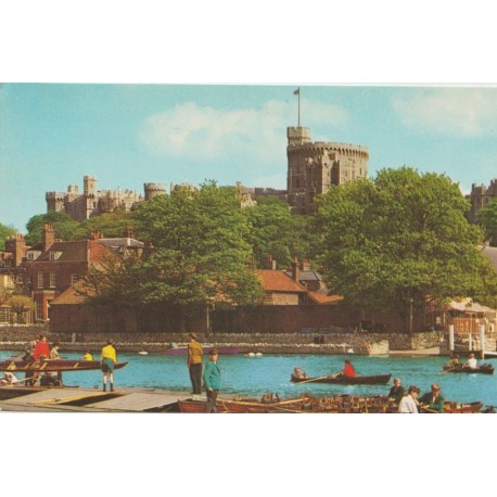Windsor Castle from the River Thames - England - Postkort