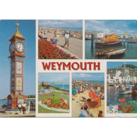 Weymouth - Collage - England - Postkort