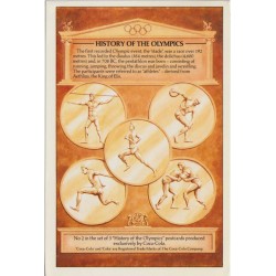 History of the Olympics - No. 2 of 3 - Postkort