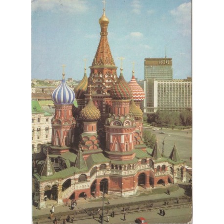 Saint Basil's Cathedral - Moscow - Russia - Postkort