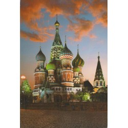 The St. Basil's Cathedral - Moscow - Postkort