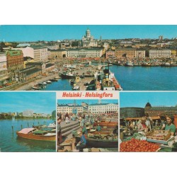 Helsinki - Helsingfors - Collage - Finland - Postkort