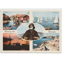 Hälsning från Bohuslän - Collage - Sverige - Postkort