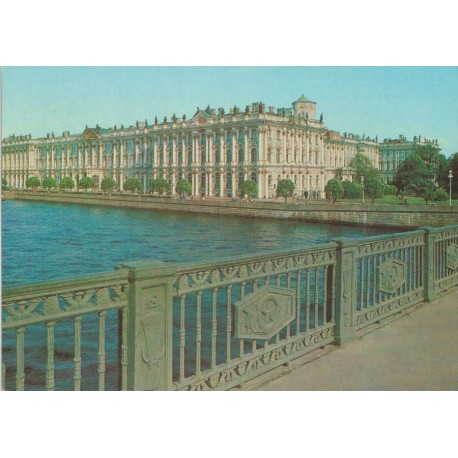 Vinterpalasset i St. Petersburg - Sovjetunionen - Postkort