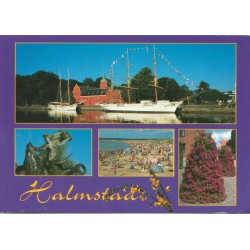 Halmstad - Collage - Sverige - Postkort