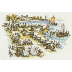 Hafrsfjordspillene - Jens Flesjå - Postkort