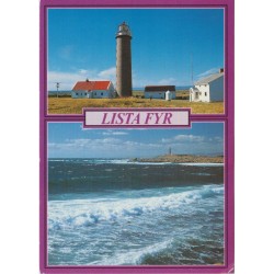 Lista fyr - The Lista Lighthouse - Postkort