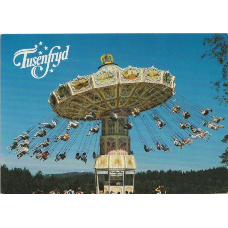 Tusenfryd - Karusell - Postkort