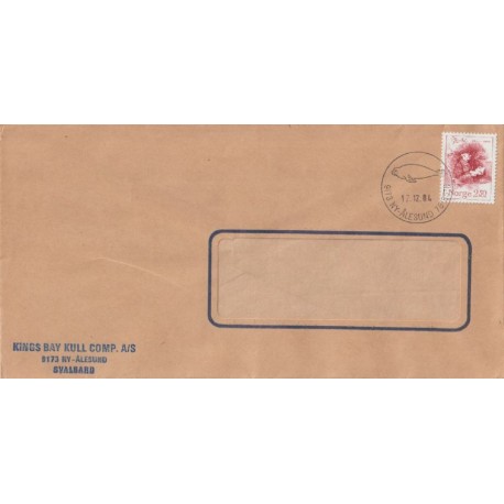 Kings Bay Kull Comp. A/S - Ny-Ålesund - 1984 - Brev