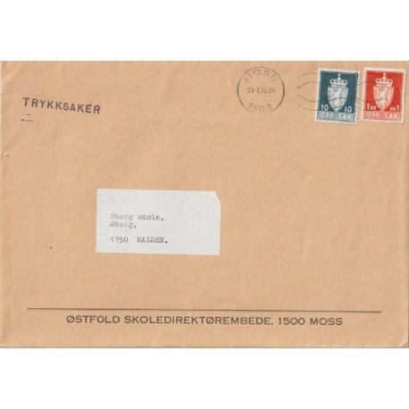 Moss - Østfold Skoledirektørembede - 1976 - Brev