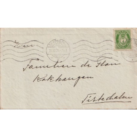 Sarpsborg - 22.XII.35 - Brev