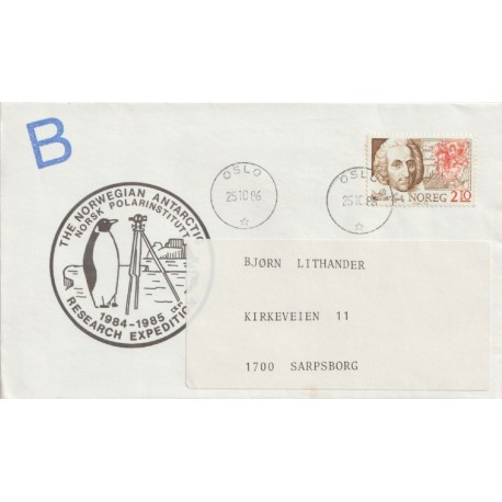 Norsk Polarinstitutt - Oslo - 25.10.86 - Brev