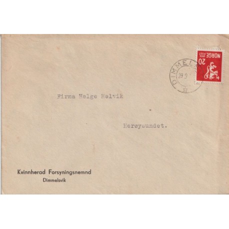 Kvinnherad Forsyningsnemd Dimmelsvik - Brev