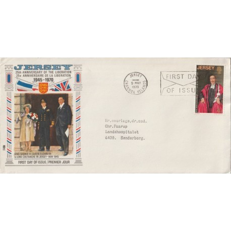 Jersey - 25th Anniversary of the Liberation - FDC