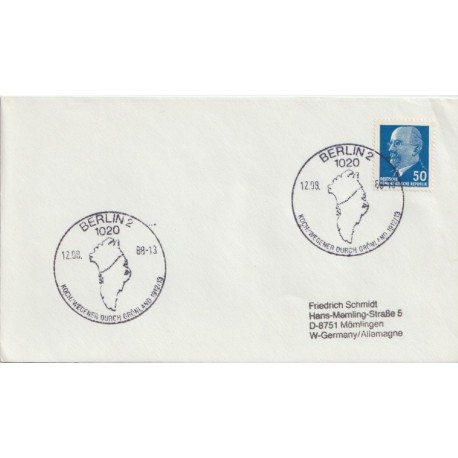 DDR minnebrev - Koch–Wegener Grønland-ekspedisjon - Brev