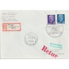 DDR rek brev - Longyearbyen - UIT 125-stempel - 1990 - Brev
