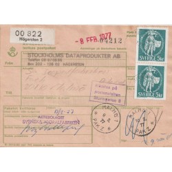 Stockholms Dataprodukter AB - Inrikes postpaket - Brev