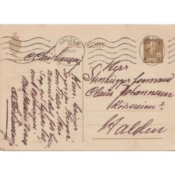 Brevkort - 1934 - Stemplet Halden