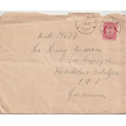Brev sendt til 2. kompagni Fredrikshus Bataljon - Brev