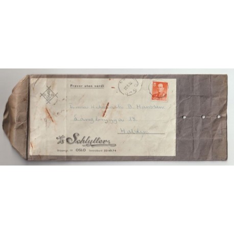 AS Schlytter - Prøver uten verdi - Brev