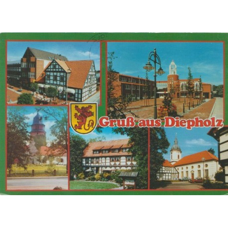 Grus aus Diepholz - Tyskland - Postkort