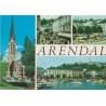 Arendal - Kirke - Torg - Aust-Agder - Postkort