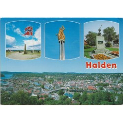 Halden - Flere motiver fra byen - Postkort