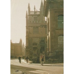 Corner of Broad Street and Catte Street - Oxford - England - Postkort