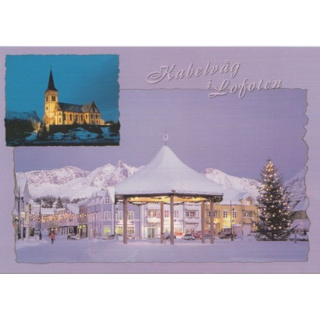 Kabelvåg i Lofoten - Nordland - Postkort