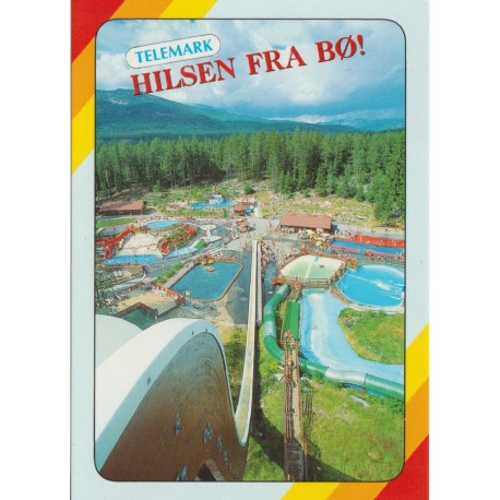 Telemark - Hilsen fra Bø! - Postkort