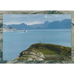 Hurtigruten ved polarsirkelen - Postkort