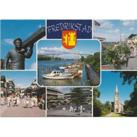 Fredrikstad - Collage - Østfold - Postkort