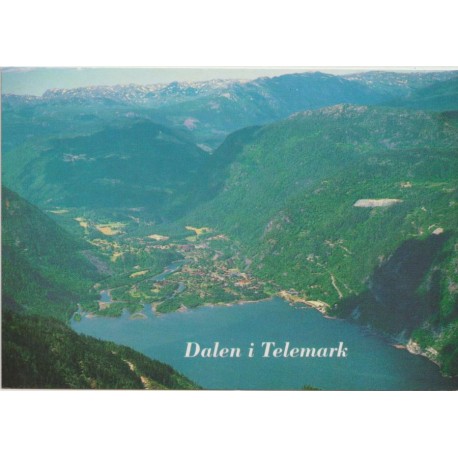 Dalen i Telemark - Oversiktsfoto - Postkort