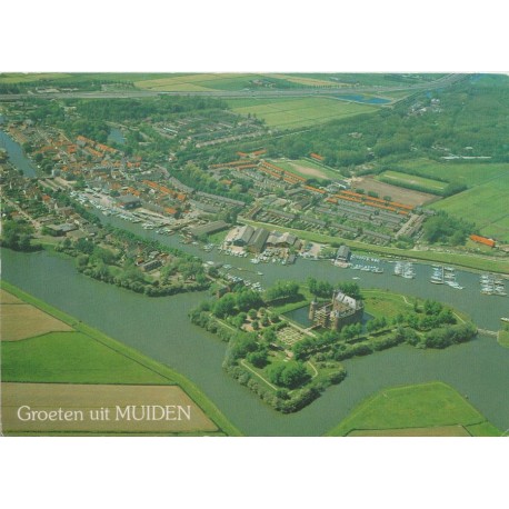 Groeten uit Muiden - Nederland - Postkort