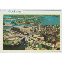 Stockholm - Oversiktsfoto - Sverige - Postkort