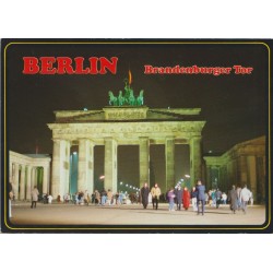 Berlin - Brandenburger Tor bei Nach - Tyskland - Postkort
