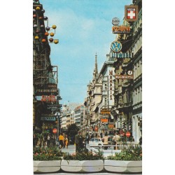 Gatemotiv fra Wien - Kärntnerstrasse - Østerrike - Postkort