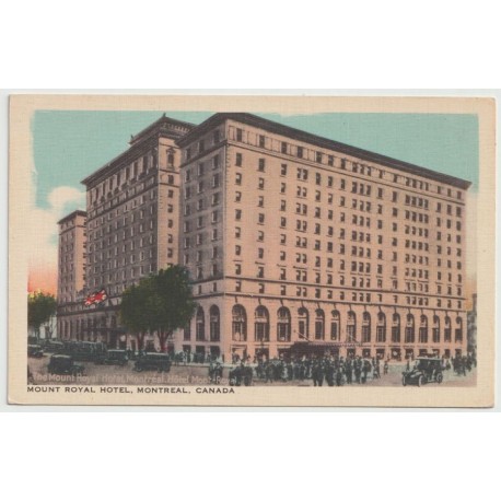 Mount Royal Hotel - Montreal - Canada - Postkort