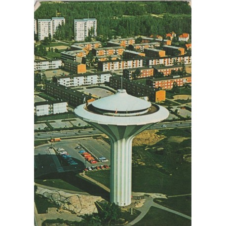 Airview of Svampen - Örebro - Sverige - Postkort