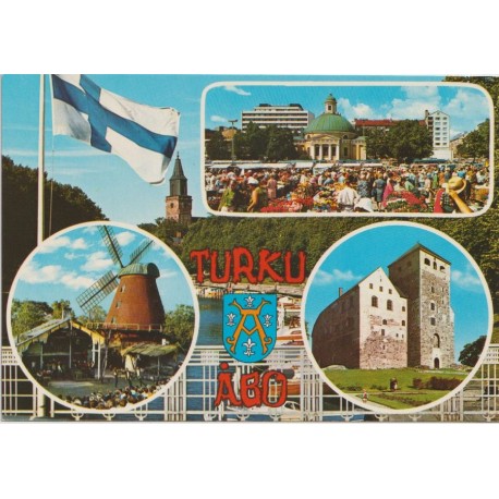 Turku - Åbo - Finland - Postkort