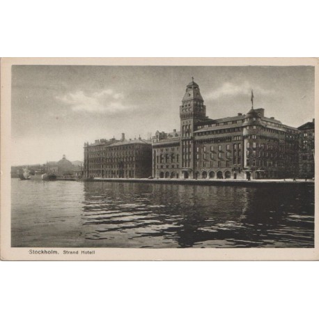 Stockholm - Strand Hotell - Sverige - Postkort