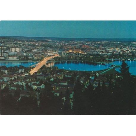 Östersund - Utsikt från Östberget - Sverige - Postkort