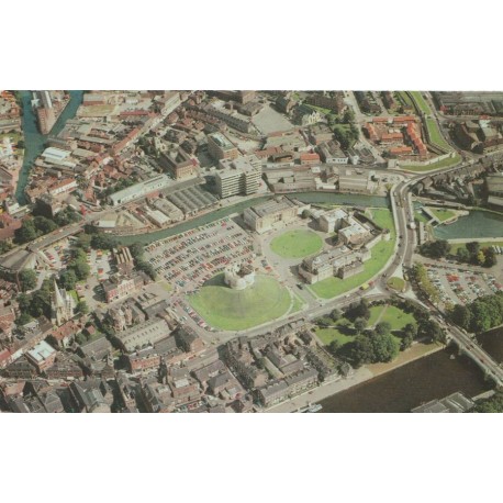 York Castle Area - England - Postkort