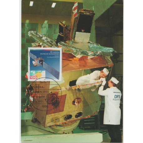 Europa-Marken: Weltraumfahrt - Deutsche Aerospace - Postkort