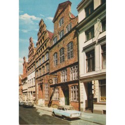 Mengstraße og Schabbelhaus - Lübeck - Tyskland - Postkort