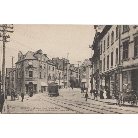 Quebec - St. John Street - Canada - Postkort